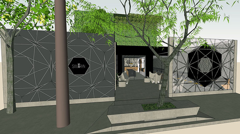 Café Boutique Savarin, em Moema - SP, reforma da GS Construção Civil & Hospitalar
